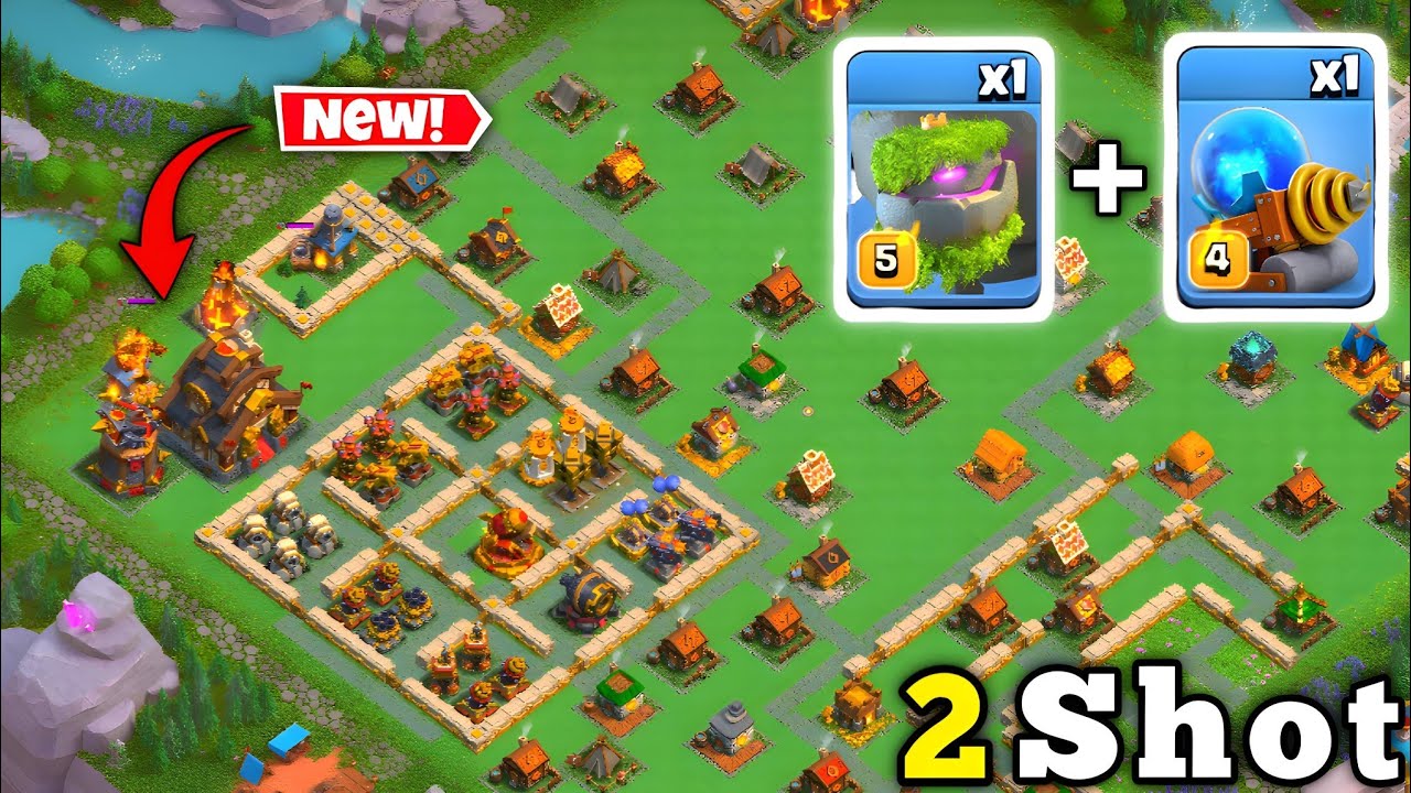 2 Shot Max Capital Peak is Very Easy With This Powerful Army | Clan Capital