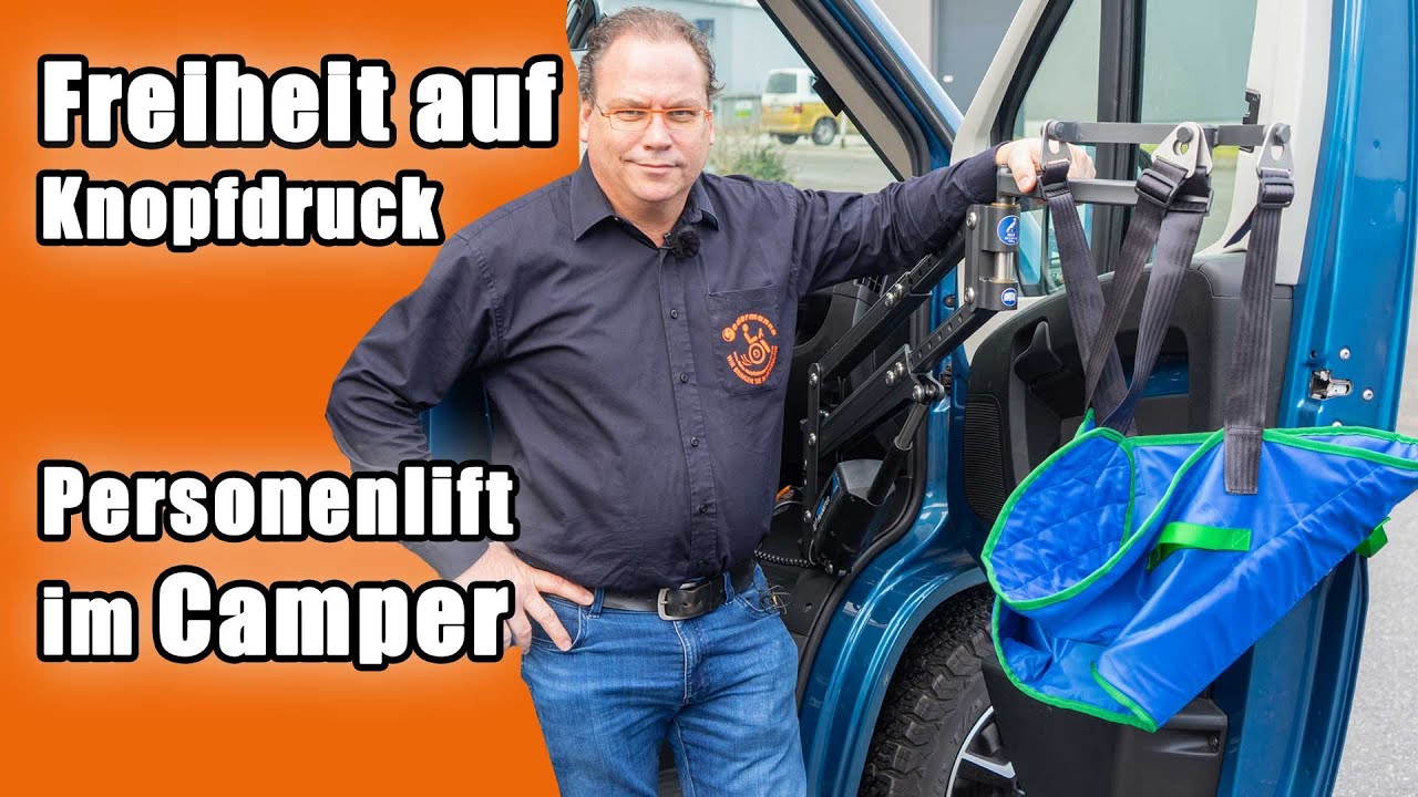 Milford Personenlift im behindertengerechten Camper