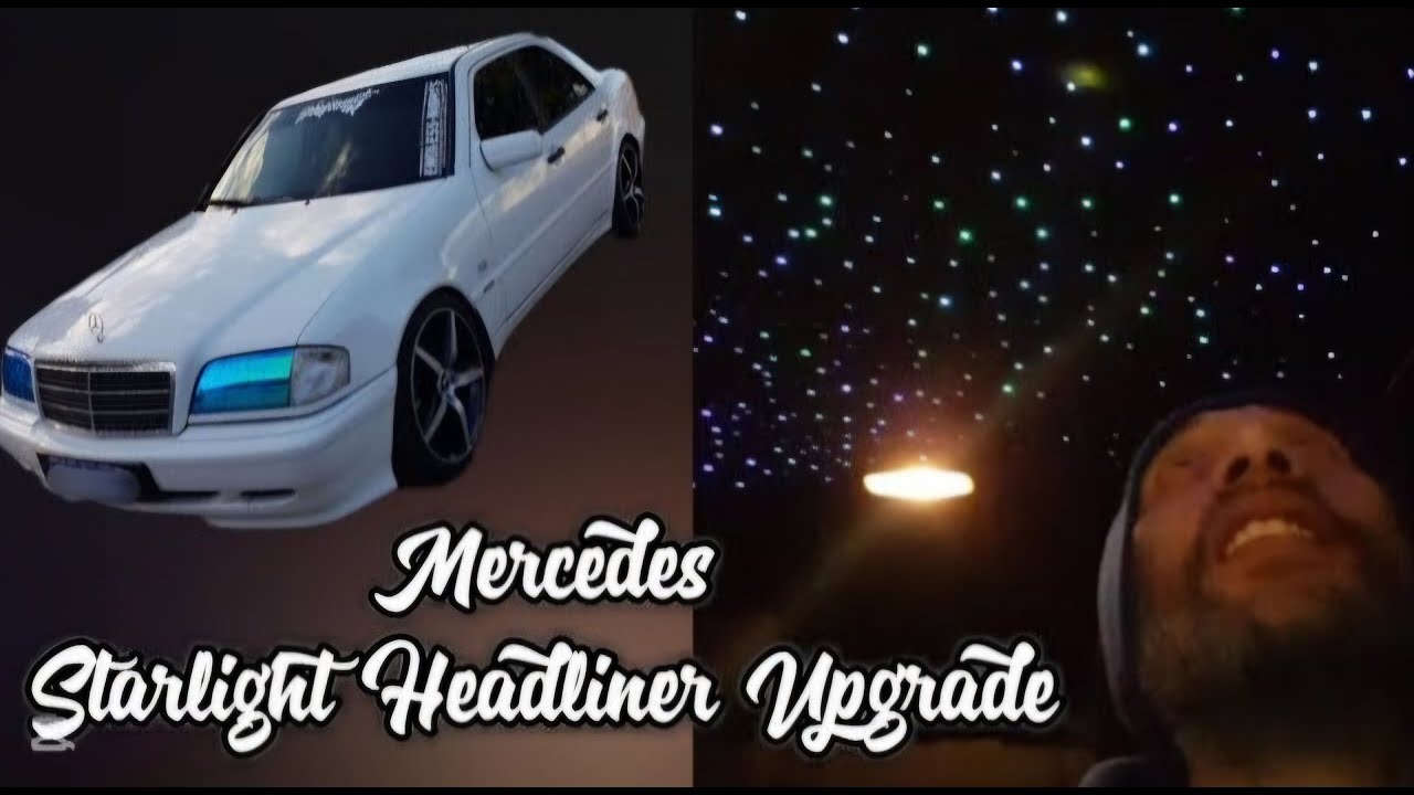 Starlight headliner Install on my Mercedes w202 Part 4.