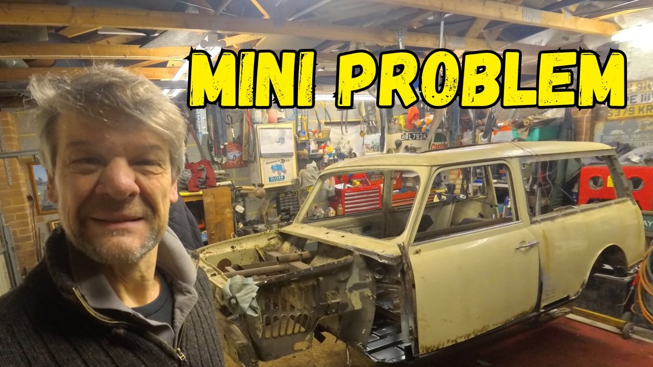 Замена пола в классическом Mini Clubman Estate 1980 года; Эпизод 8. Проблема с примеркой.