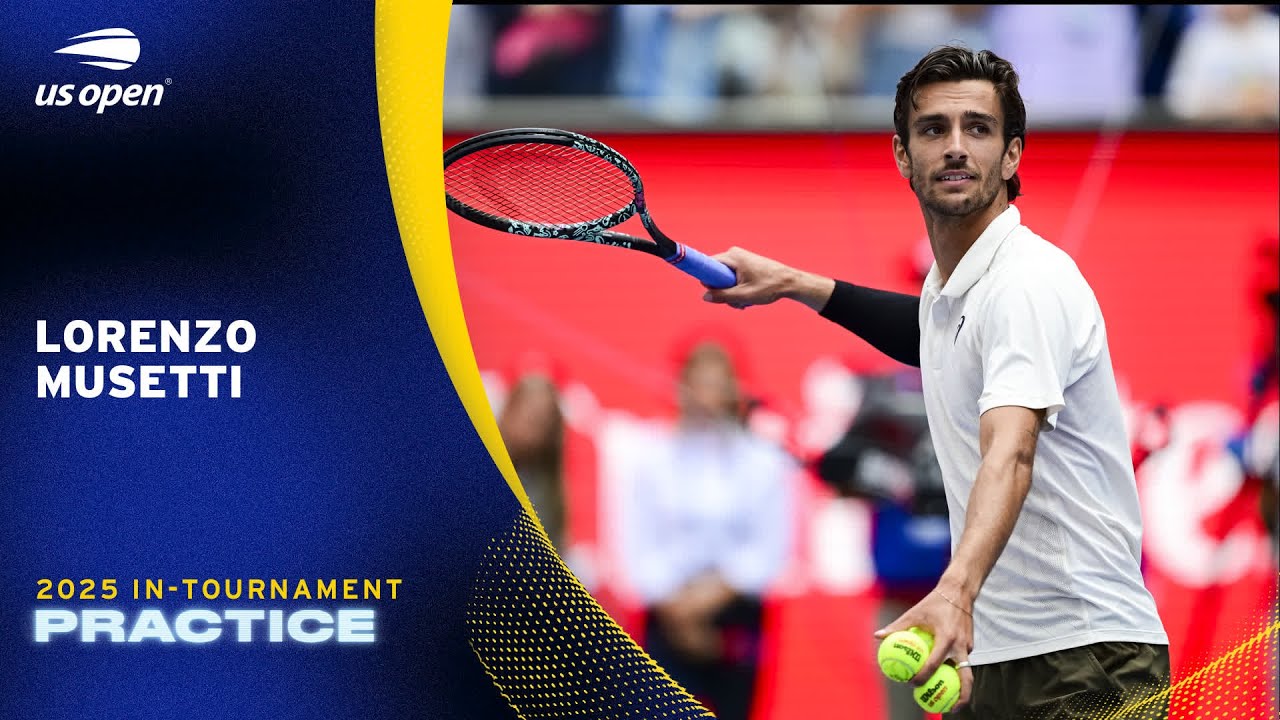 LIVE | Lorenzo Musetti | Practice Session | 2025 US Open