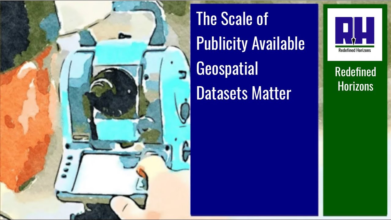 The Scale of Publicity Available Geospatial Datasets Matter