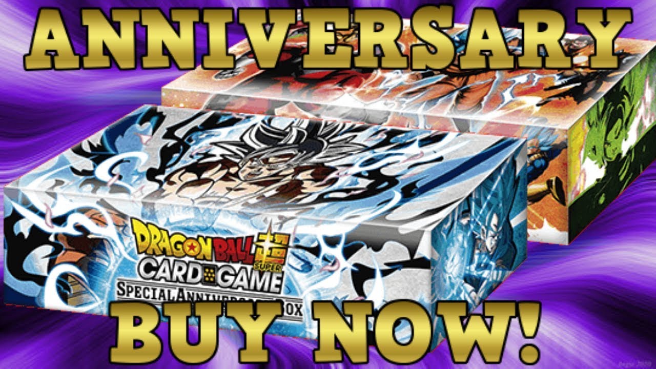 BUY NOW! SPECIAL ANNIVERSARY BOX OPENING! (DRAGON BALL SUPER CARD GAME)