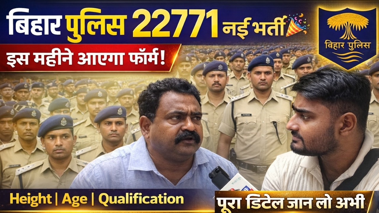👉👮बिहार पुलिस 22771 New Vacancy 🥳इस महीने आ रहा , Hight, Age, Qualification , सब लोग हो जाओ तैयार💯✅