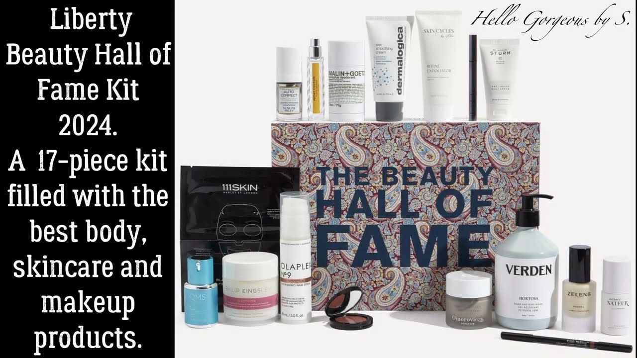 Spoilers ~LIBERTY LONDON 2024 The Beauty Hall of FAME Kit~ Full-Reveal.