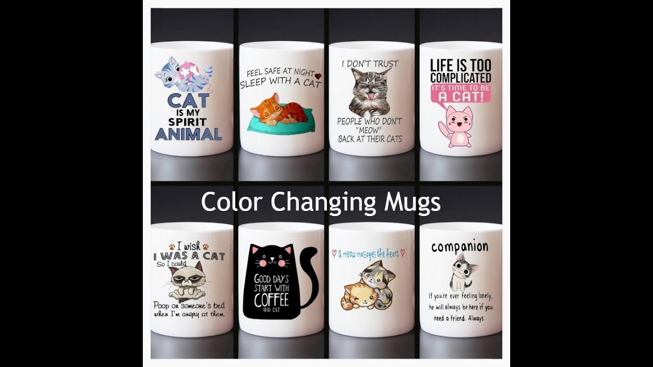 Cat Crazy Color Changing Mug Demo Video