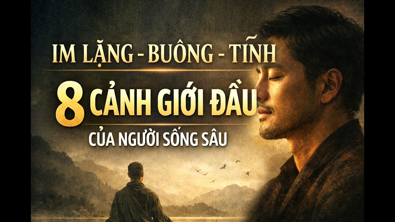 Im Lặng – Buông – Tỉnh: 8 Cảnh Giới Đầu Của Người Sống Sâu