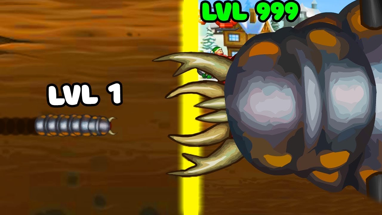 ЭВОЛЮЦИЯ ЧЕРВЯ ЧТОБЫ СОЖРАТЬ ВСЁ ЖИВОЕ В ИГРЕ EFFING WORMS!