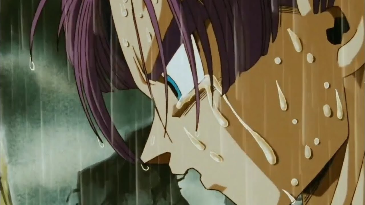 Future Trunks turns ssj for the first time 1080p (Japanese)