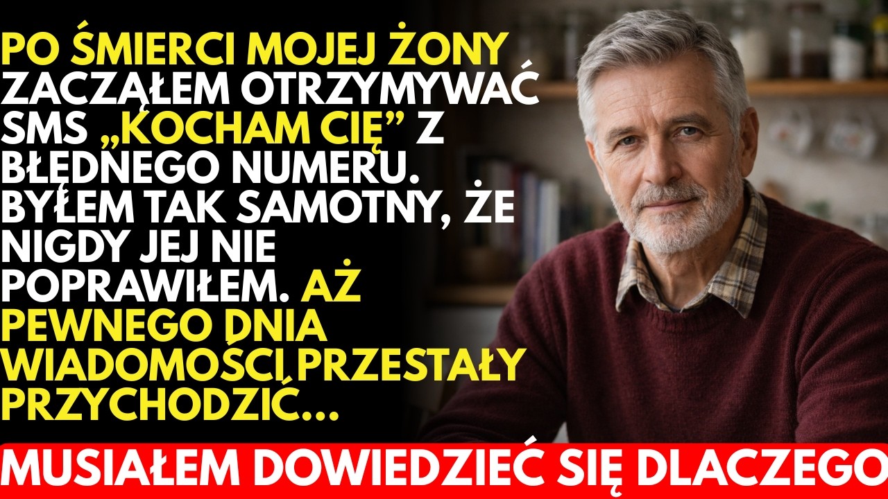 Dostawałem sms z BŁĘDNEGO numeru od kobiety w ŻAŁOBIE. Nigdy jej nie poprawiłem.A potem nagle ustały