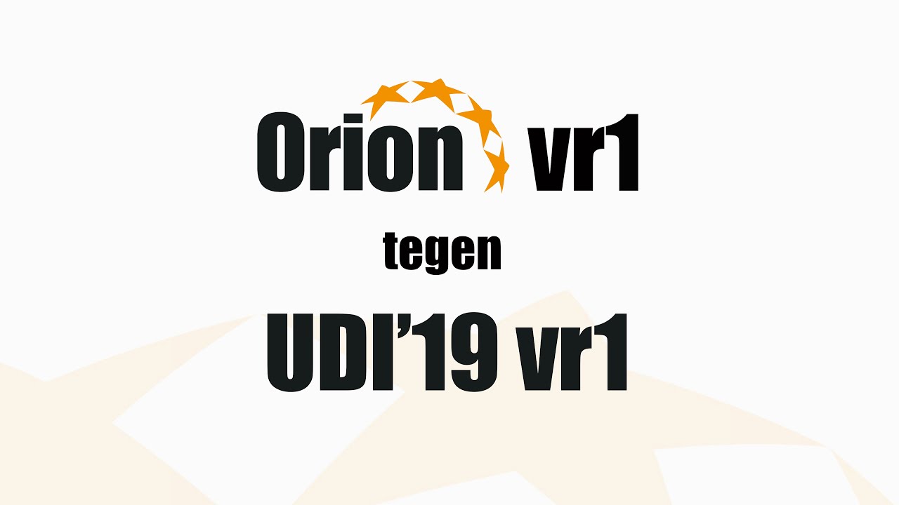 Orion vr1 vs UDI'19 vr1 (30 nov 2025)