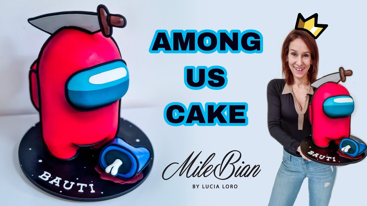 Among Us Cake - Acompañame a ver el proceso!