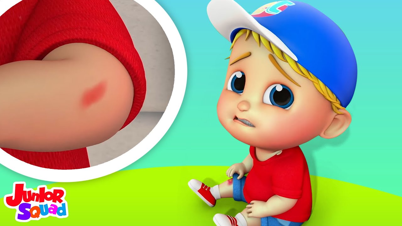 Canzone Boo Boo, Cinque Piccoli Bambini + Filastrocca Prescolare per Bambini