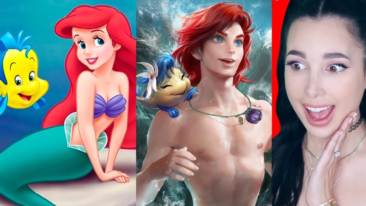 Así se Verían las PRINCESAS de DISNEY si Fueran HOMBRES | Mariale