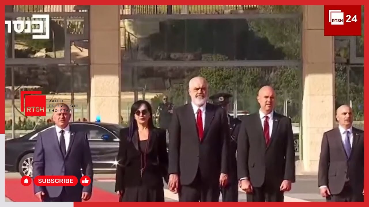 Rama pritet me ceremoni shtetërore nga kryetari i Parlamentit të Izraelit