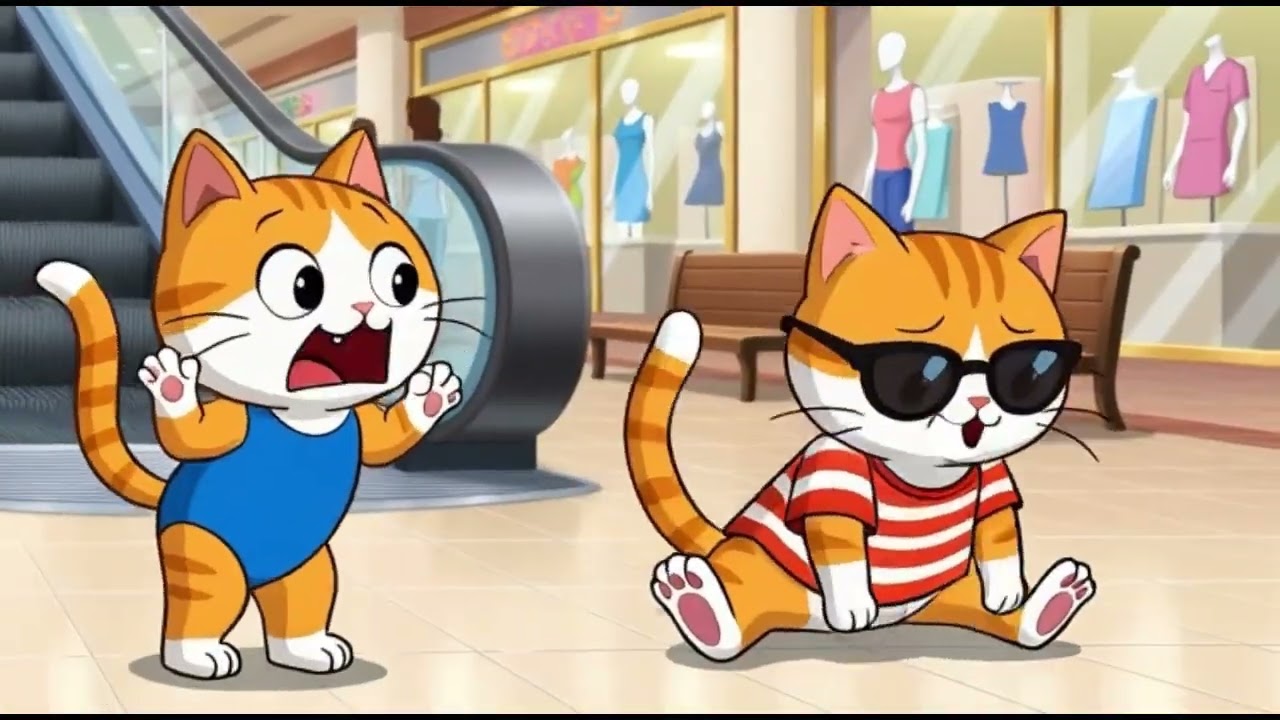 Cats Conversation Cartoon 