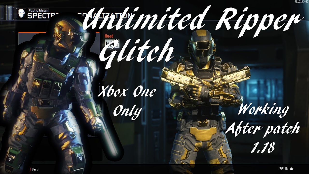 Black Ops 3 UNLIMITED RIPPER Glitch! Working After Patch 1.18! Rank Up INCREDIBLY Fast! (XBOX ONE )