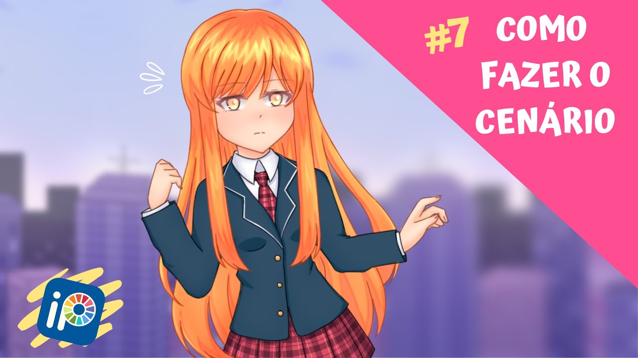 TUTORIAL: COMO FAZER CENÁRIO DE ANIME NO IBIS PAINT X PELO CELULAR | #7 FAZENDO O CENÁRIO
