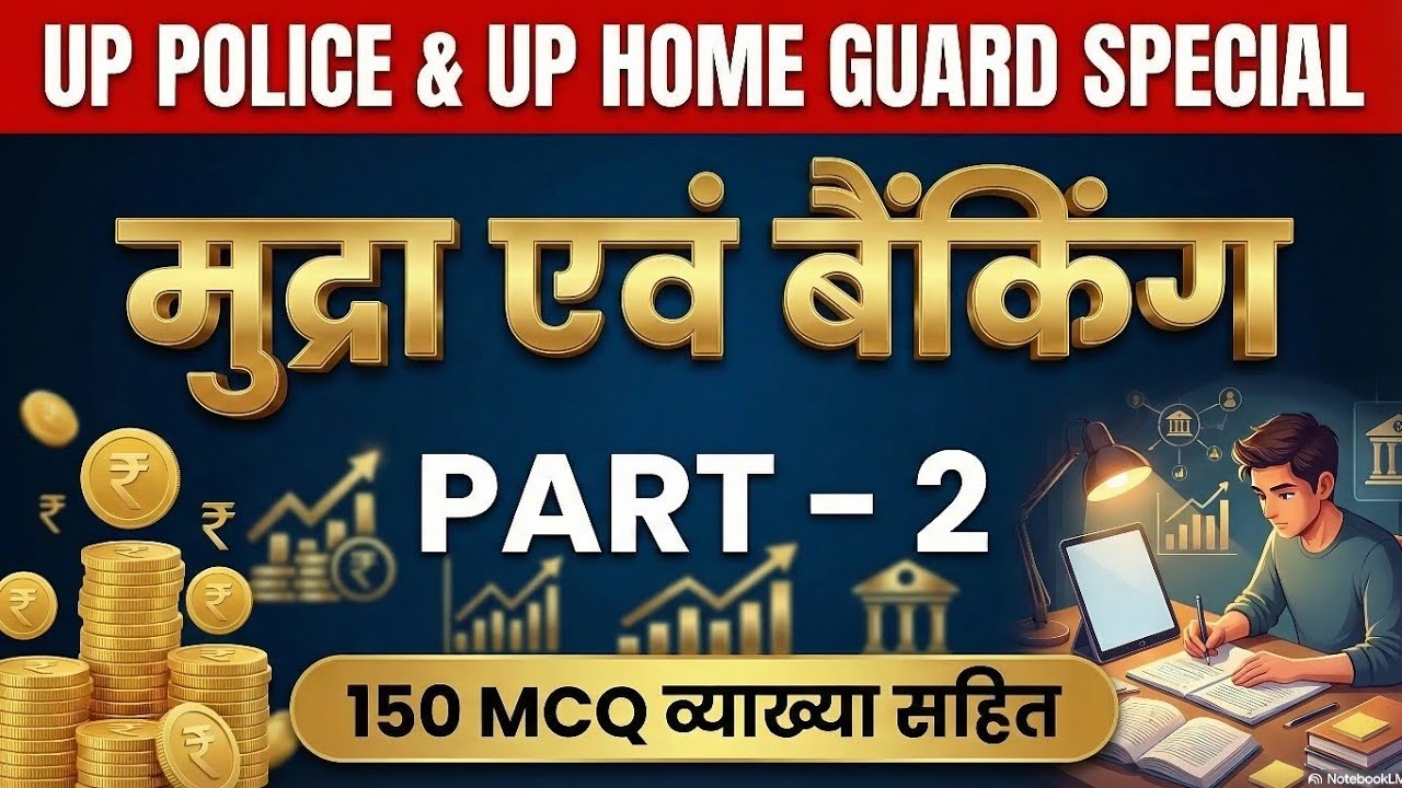 मुद्रा एवं बैंकिंग Part-2 | 150+ MCQ व्याख्या सहित #uppolice #ssc #railway #homeguard #लेखपाल #gk 