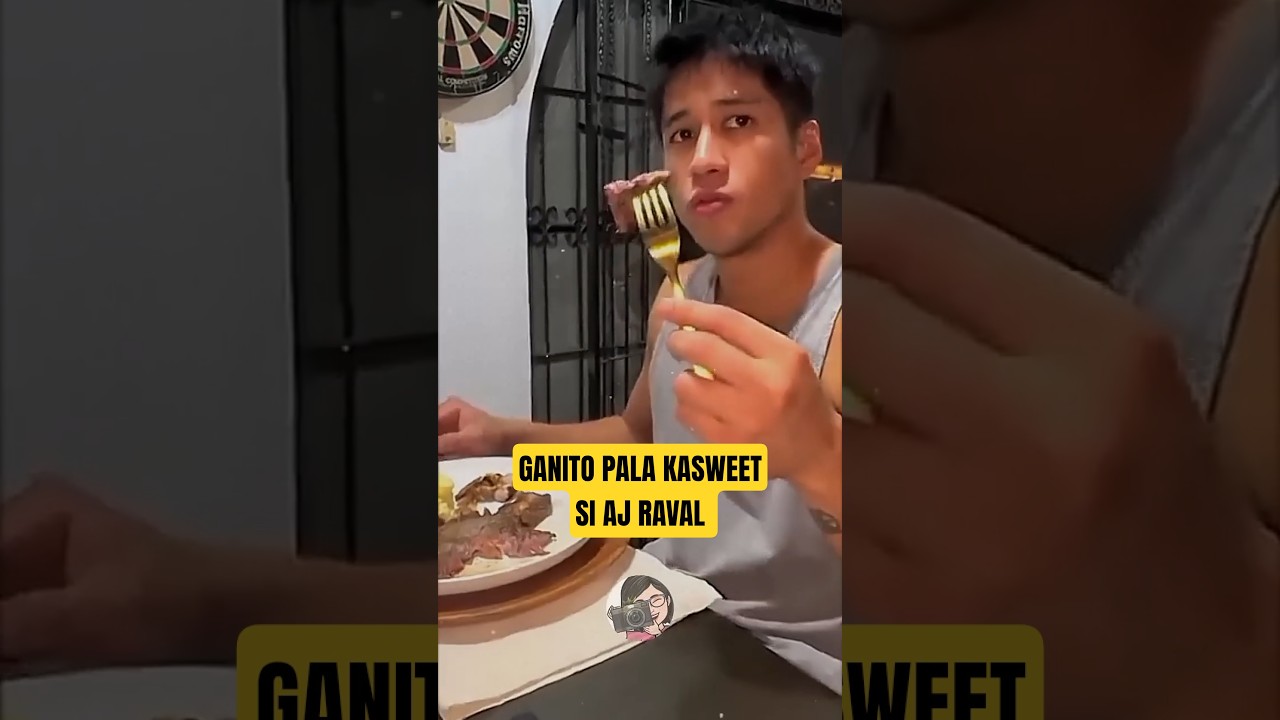 ALJUR ABRENICA, IPINAGLUTO NI AJ RAVAL, ANG SWEET NAMAN NILA! #shorts #fyp #couple