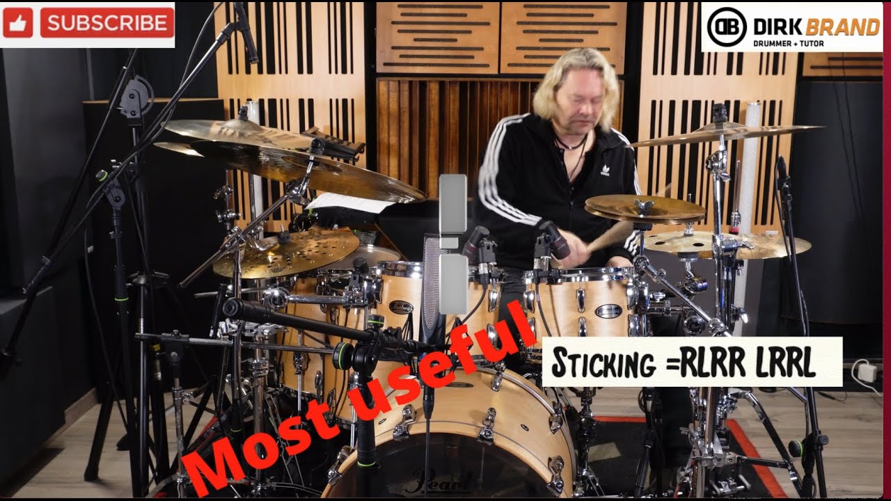 The famous Paradiddle Sticking RLRR LRRL! on Drummyfill Sunday 73! Beginner to advanced!