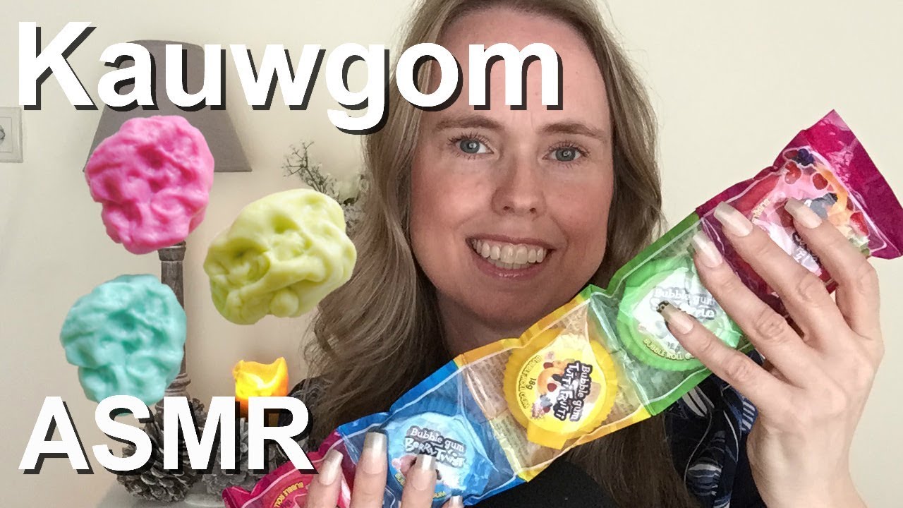 ASMR Kauwgom Uitpakken, Kauwgom Kauwen En Kletsen 💛 ASMR Nederlands