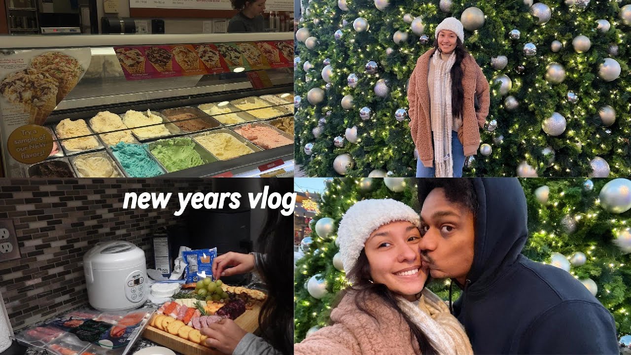 new years vlog! roadtrip, nye, ice cream date