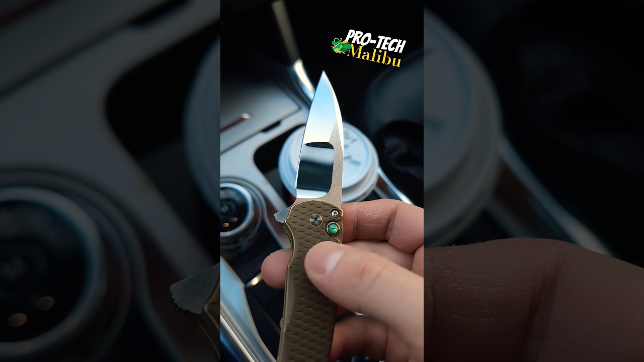 @TimHortons Carry w/ the @Protech-knife Malibu Dragon scale Bronze #knifeoftheday #everydaycarry