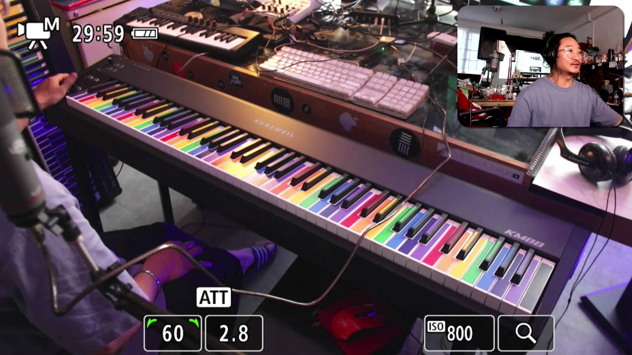 [악기 시연 / 리뷰] 50만원대 피아노 터치 마스터 건반 커즈와일 KM88 리뷰 (CC 자막 o)