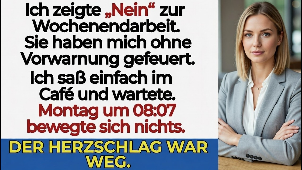 Sie wollten, dass ich am Wochenende gratis arbeite – am Montag lief nichts mehr