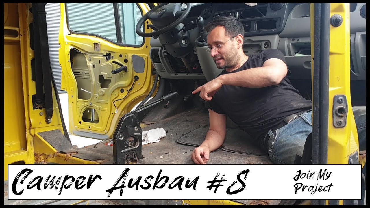 Ausbau der Vordersitze und Anbauteile | Instandsetzung Karosserie 1/3 | Camper Umbau DIY #08
