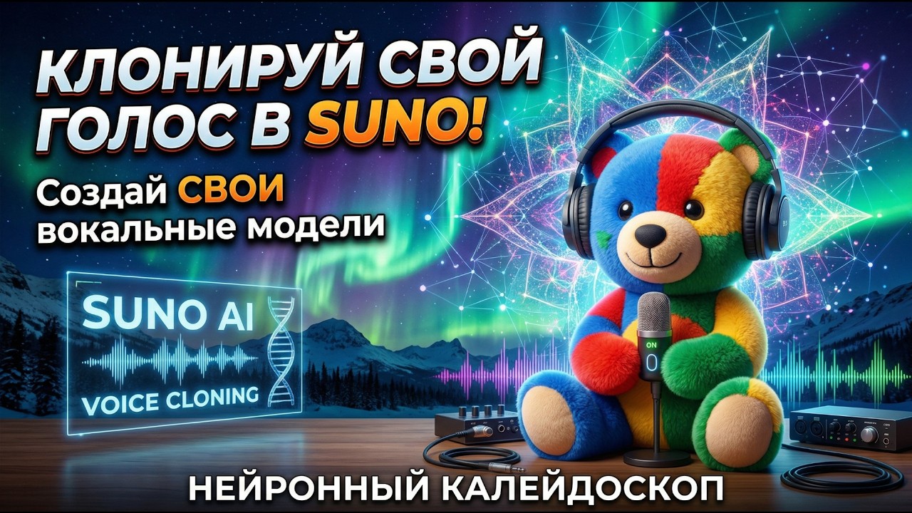 SUNO V5.5 клонируем свой голос, обзор новой модели