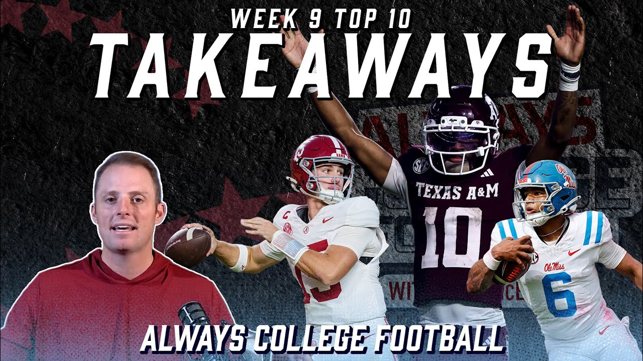 Десять главных выводов Грега МакЭлроя с 9-й недели | Always College Football