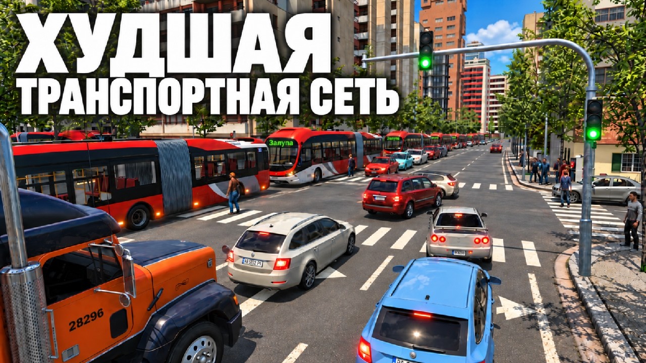 Проект БЕЗ ПРОБОК в Transport Fever 3