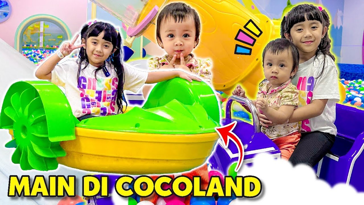 SAMANTHA 24 JAM DI PLAYGROUND BARENG ADIK BAYI AUDREY NAIK KERETA DAN KAPAL DI COCOLAND JOGJA