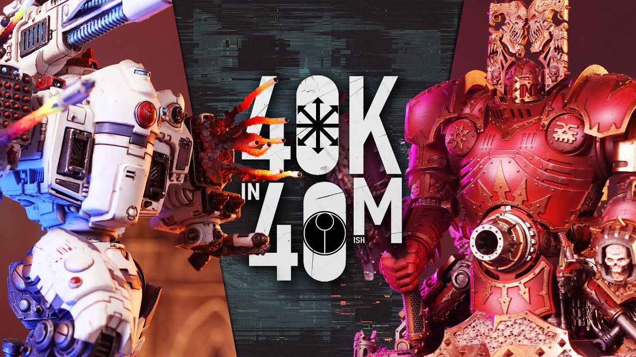 T'au Firepower vs Vashtorr's Daemon Engines. Warhammer 40k in 40m