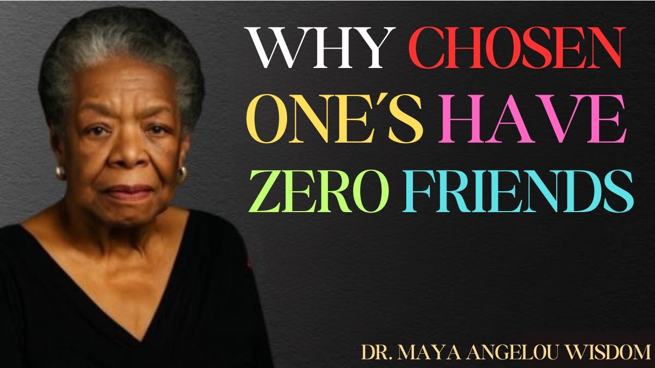 Why Chosen Ones Walk Alone - God's Divine Isolation Explained | Dr. Maya Angelou's Motivation