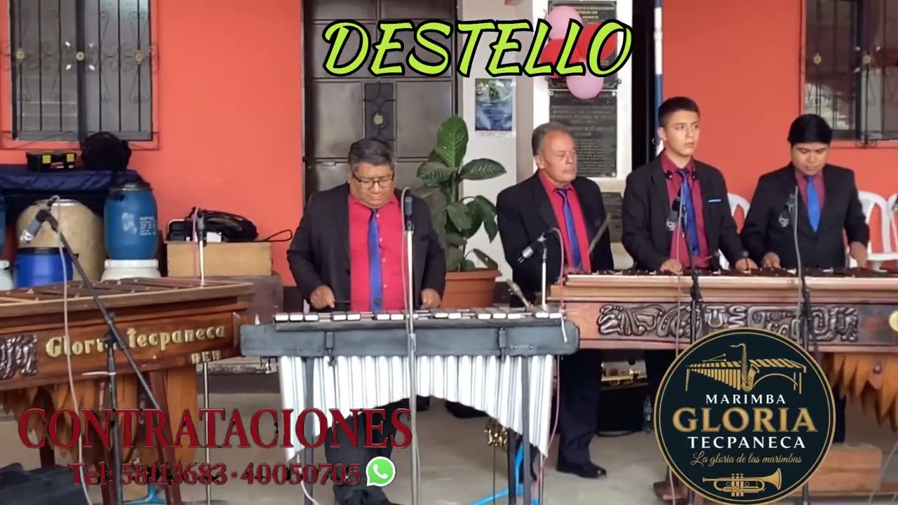 Destello interpreta Marimba Gloria Tecpaneca