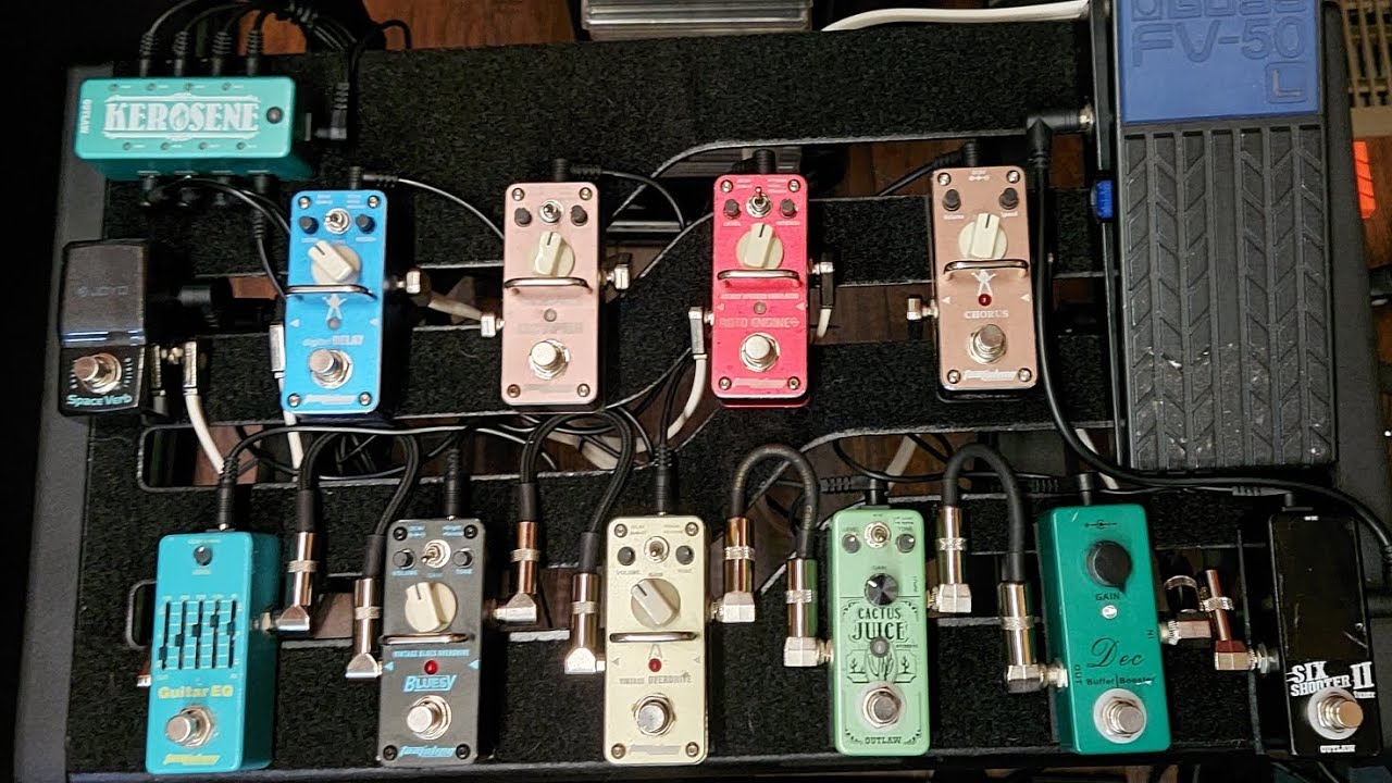 Tomsline pedals / Donner pedalboard Part 1