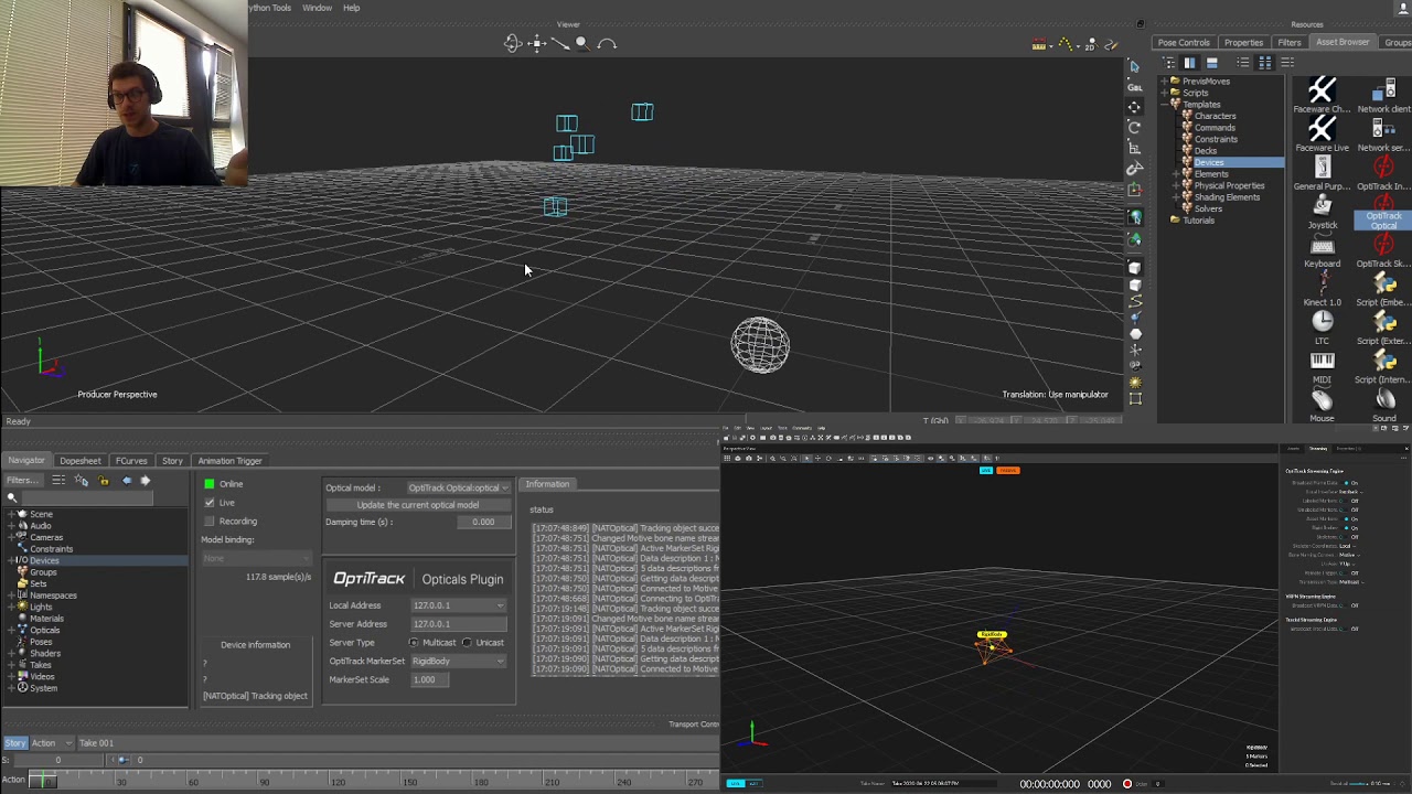 Lesson 4 - How to Stream Rigid Body Data from Motive to MotionBuilder in Real Time
