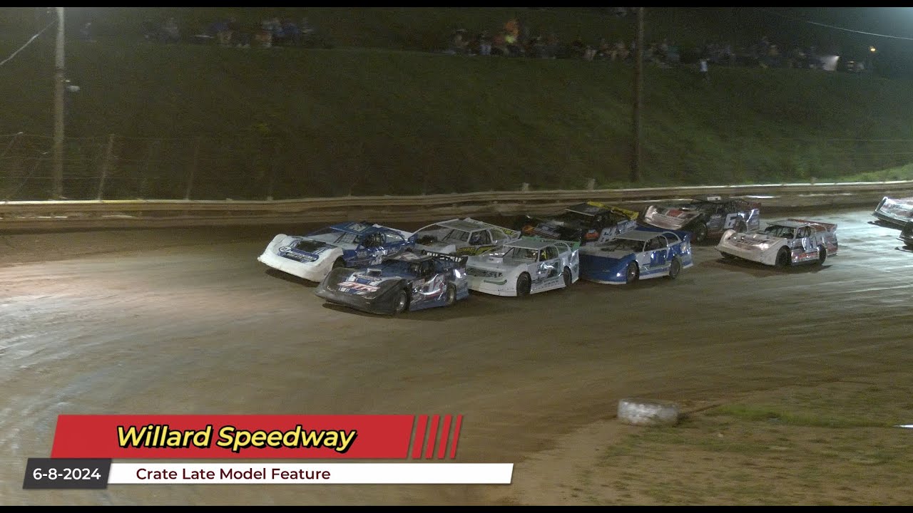 Willard Speedway - Crate Late Model Feature - 6/8/2024