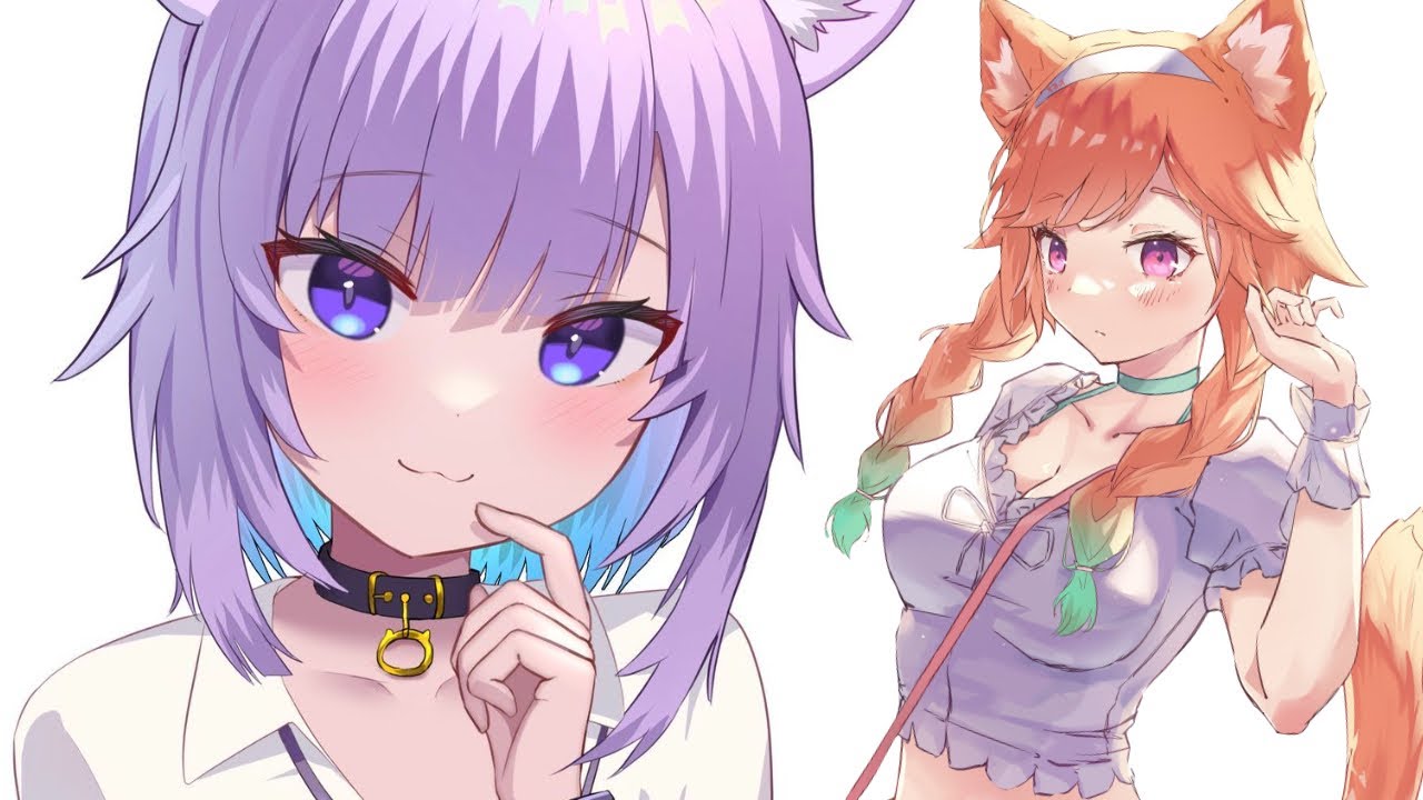 Okayu Does Holotalk Quiz, Overwhelms Kiara With Cuteness【Kiara / Okayu / Hololive EN x JP】