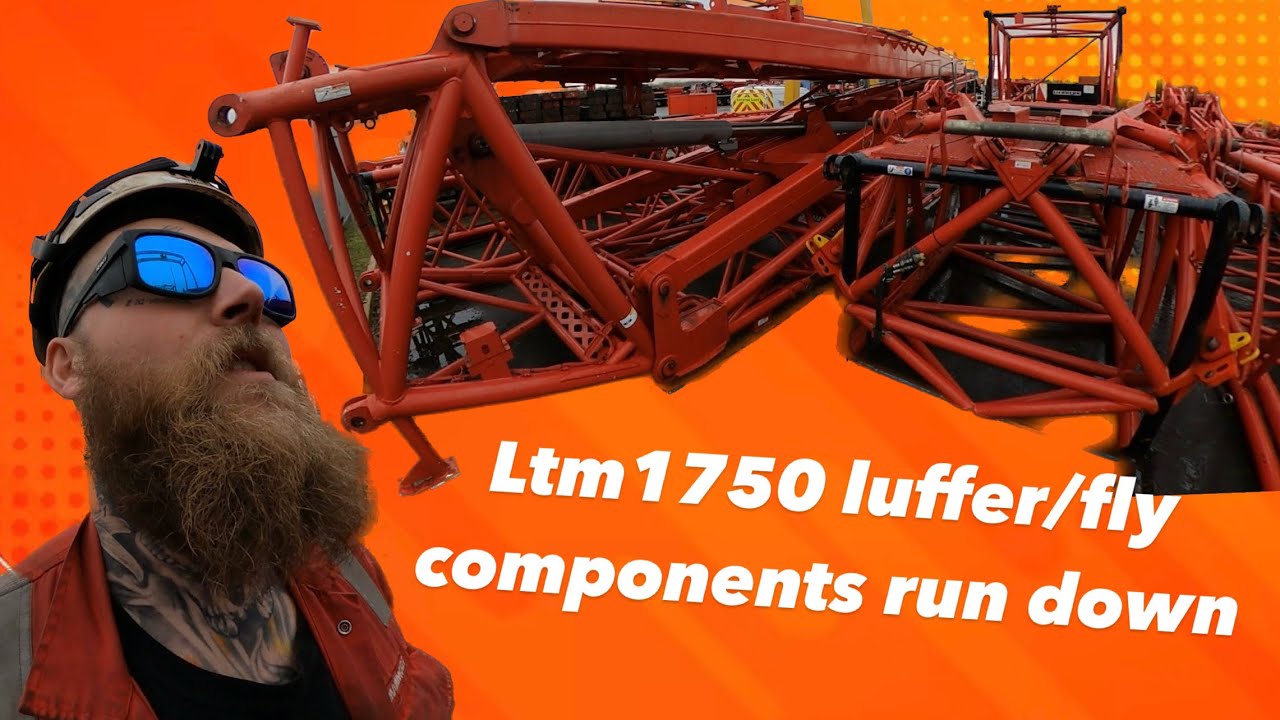 Ltm1750 luffer/fly components run down