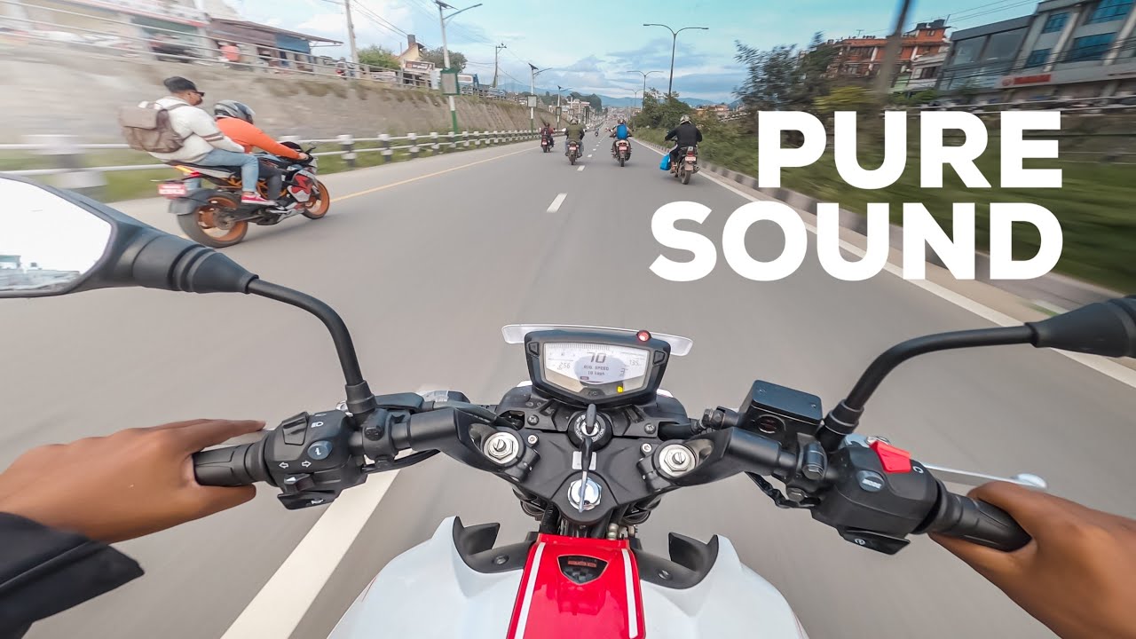 2021 TVS Apache RTR 200 4v BS6 Pure Sound in Nepal | POV | Bikerz Beast