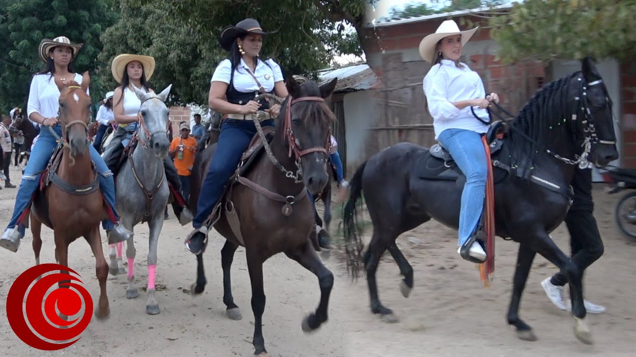 LINDAS CHICAS A CABALLO 🐎🐴 CABALGATA en Soplaviento, Bolívar, 13 de octubre de 2024 🐴🐎