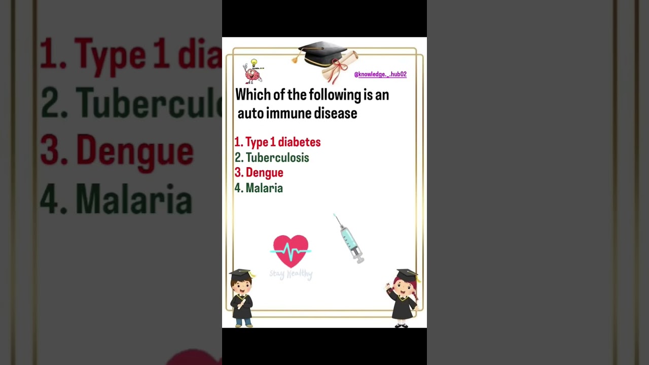 autoimmune disease among these? 