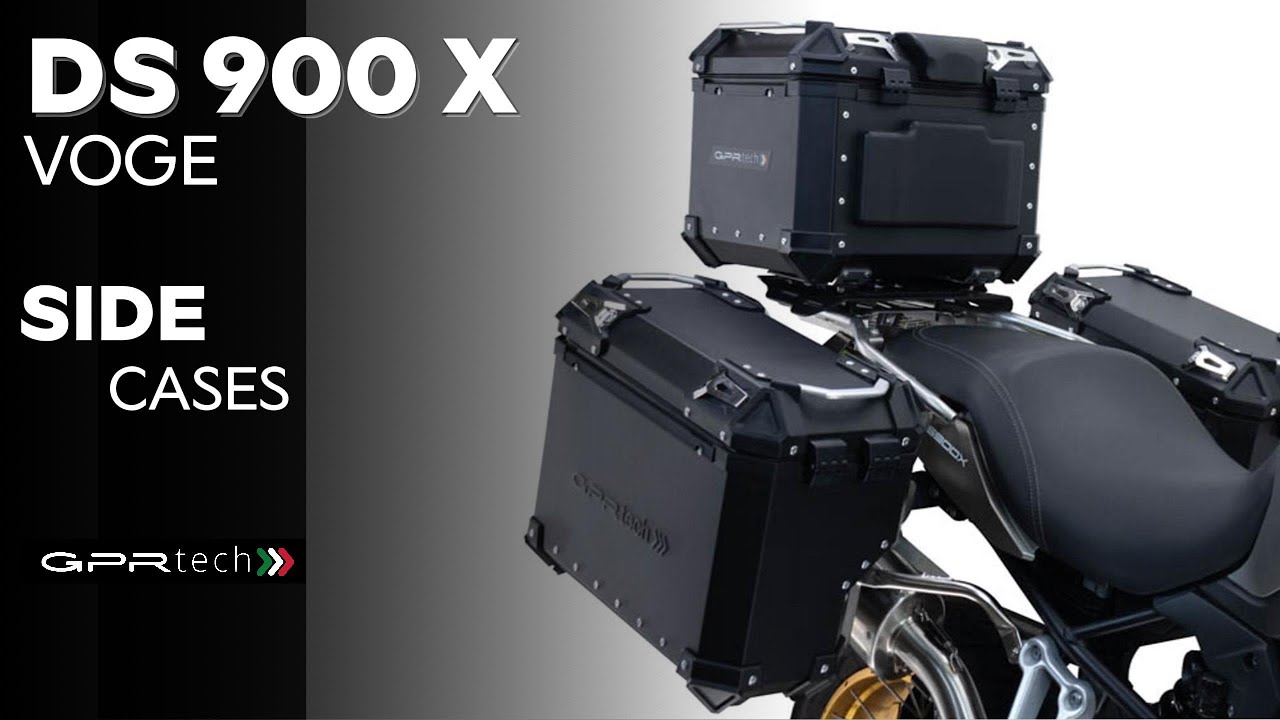 GPR Tech Top Case & Aluminium Side Cases / Top+Laterali in alluminio #voge900dsx #vogemoto
