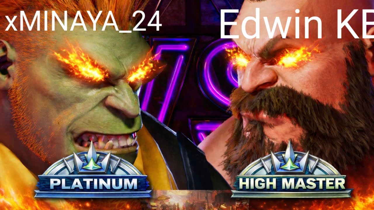 Street fighters 6 MASTER AGRESIVO xMINAYA_24 VS Edwin KB PELEA MUY EPICA