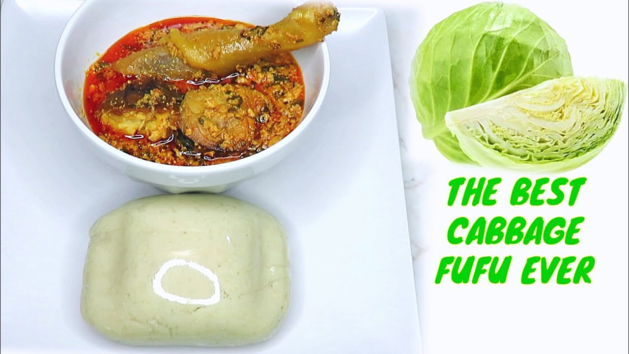 The best cabbage fufu ever!!! Corrections made. A must try!