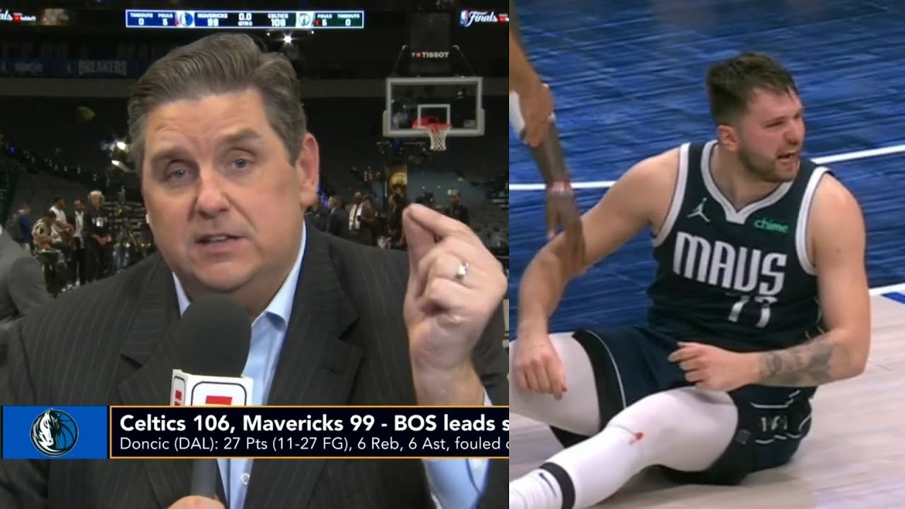 Brian Windhorst goes OFF on Luka Doncic after Game 3 